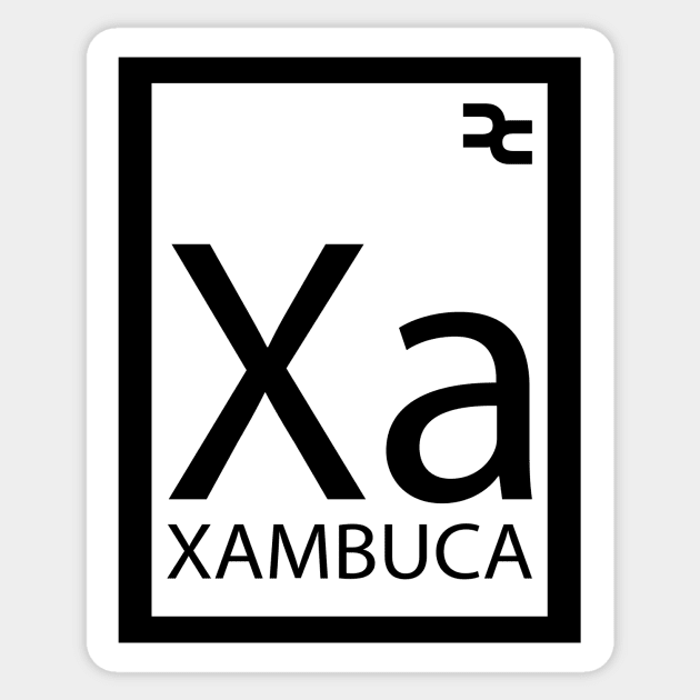 Xambuca Table of the Elements Sticker by DISSIMULATA DESIGNS BY XAMBUCA